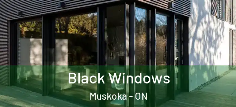  Black Windows Muskoka - ON