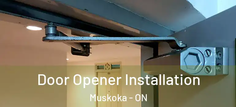  Door Opener Installation Muskoka - ON