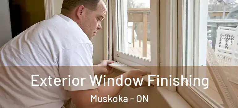  Exterior Window Finishing Muskoka - ON