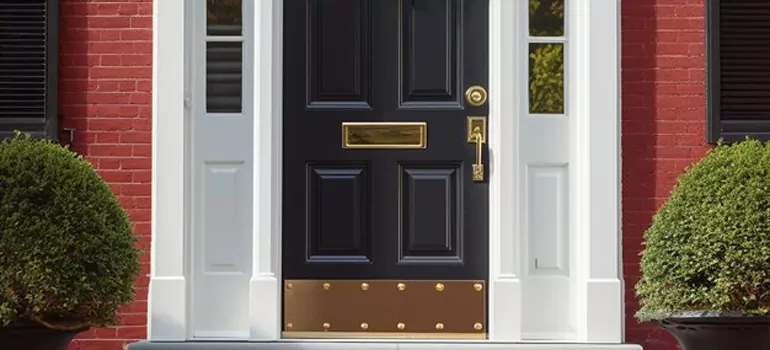 Commercial Door Kick Plate Installation in Muskoka, ON