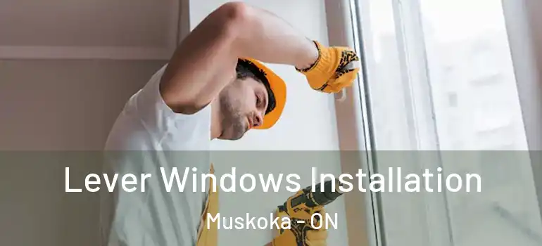 Lever Windows Installation Muskoka - ON