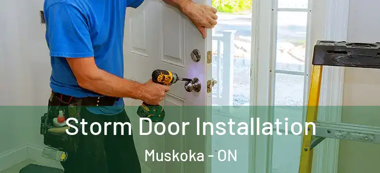  Storm Door Installation Muskoka - ON