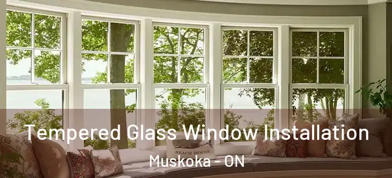  Tempered Glass Window Installation Muskoka - ON